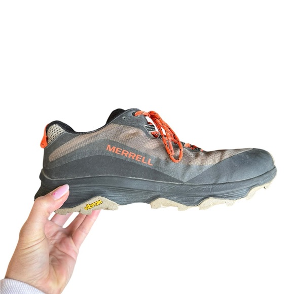 Merrell Moab Speed Vibram Trail Running Shoes Mens 10.5 Gorpcore Hiking Outdoor